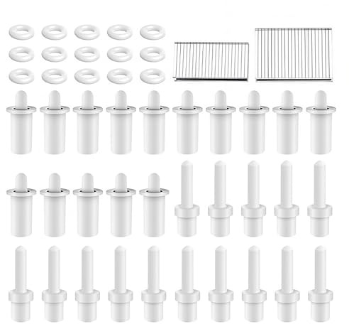 125 Pcs Plantation Shutter Repair Kit, Mixed-Size Pins and Parts | Spring-Loaded Louver Replacements, For Window Blind Maintenance