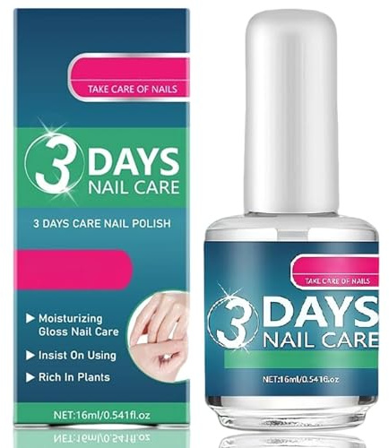 3 Days Nail Care - Keratin Amino Acid Formula, Keratin 3 Days Nail Care Oil, Keratin Nail Treatment Nails Strengthener for Weak and Damaged Nails, Daily Nourishmen (1PC)