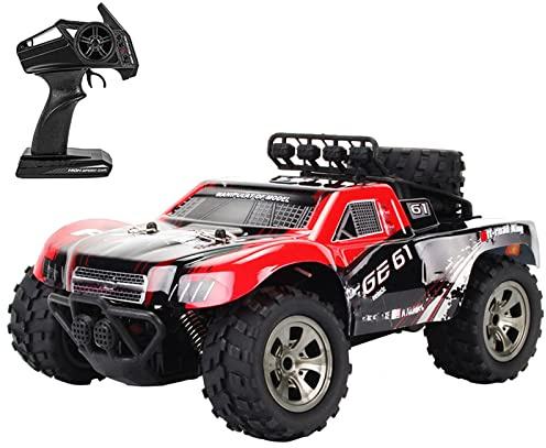 Generisch Spielzeug Off-Road-Fahrzeug-Fernbedienung Short Pickup Truck Kinder-Fernsteuerungs-Auto- (Red, One Size)