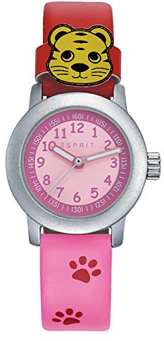 Esprit Mädchen Armbanduhr Datum klassisch Quarz Leder
