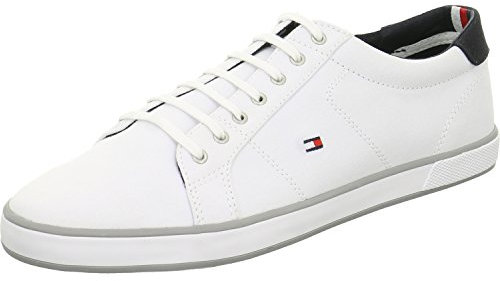 Tommy Hilfiger H2285ARLOW 1D, Herren Sneaker, Weiß (White 100), 40 EU (6.5 UK)