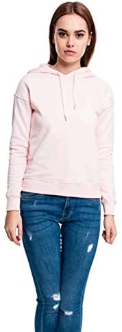 Urban Classics Tb1524-Ladies Hoody, Felpa con cappuccio Donna, Pink, M