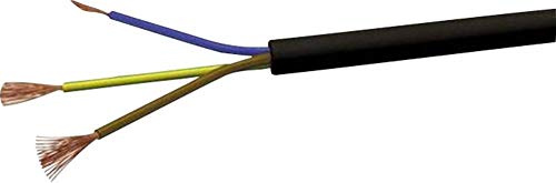 VOKA Kabelwerk H05VVF5X25 Câble H05VV-F 5 x 2,5 mm² Noir 100 m