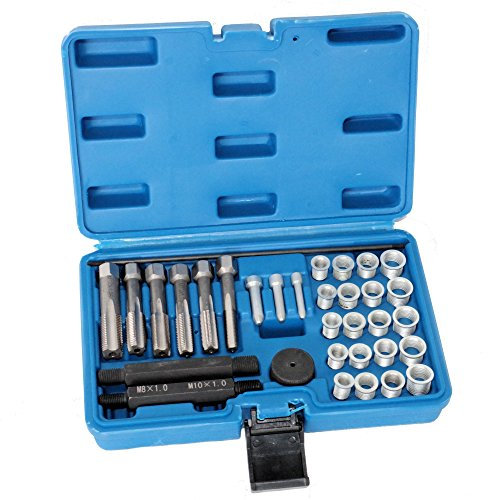 ROTOOLS Glühkerzen Gewinde Reparatur Werkzeug Gewindebohrer Set Satz M8 M10 M12 7005