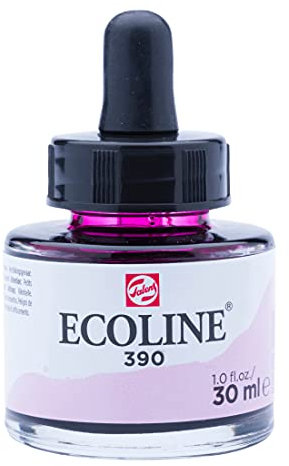 Ecoline Flüssige Aquarellfarbe Flasche 30 ml Pastellrosa 390 (11253901)