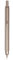 RHODIA 9395C - Portemine scRipt Corps Hexagonal en Aluminium Brossé - Bois de Rose - pour Mines Graphite Standards 0,5 mm, Canon en Acier Rétractable, Gomme Sous le Poussoir - Collection scRipt