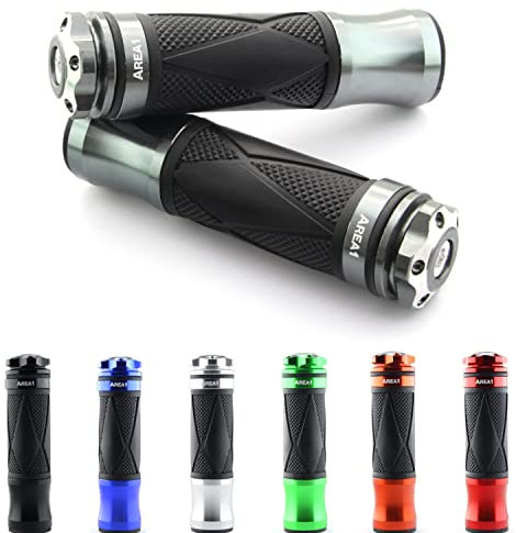 CNC Alu Lenkergriffe Pegaso 125, 600, 650 I.E Trail/Griffe Red Rose 50, 125, Classic (Xtreme/Anthrazit)