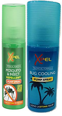 Xpel Bug Cooling & Mosquito & Insect Repellent Pump Spray Combo Long Lasting 70ml