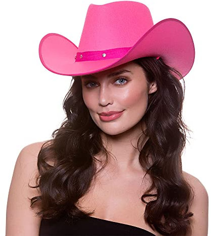 Wicked Costumes Texanischer Cowboy-Hut für Erwachsene, Kostüm- und Partyzubehör, Hot Pink