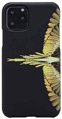 MARCELO BURLON COUNTY OF MILAN Cover/Custodia Compatibile con iPhone 11 PRO - Custodia Burlon Originale con Vetro temprato 9H - Rigida - Soft Touch e Antiurto - Protezione Frontale rialzata