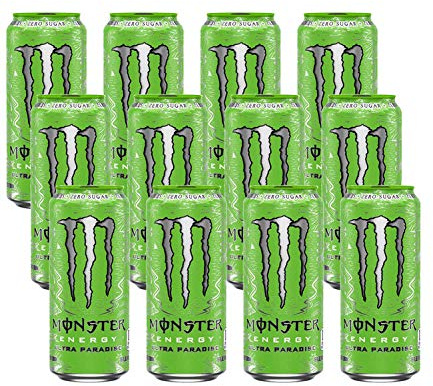 Monster Energy Ultra Paradise - Confezione da 12 lattine da 500 ml ciascuna, 500 ml