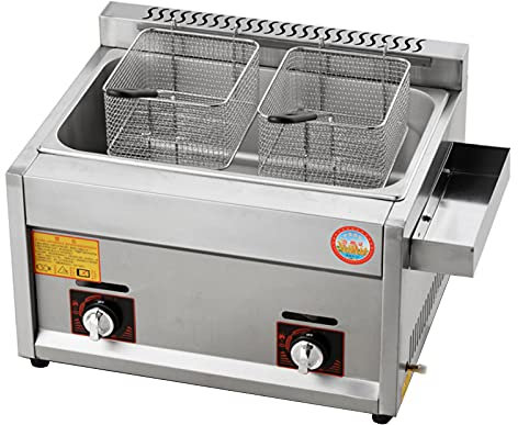 Deep Fryer - Freidora de gas, depósito de freidora de gas (22 L/30 L)