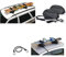 BASE SCI MAGNETICO 2 PAIA DI PORTA SNOWBOARD O 3 PAIA DI PORTASCI MAGNETICO PER TETTO AUTO PORTA SCI OMOLOGATO 38X27X55CMO