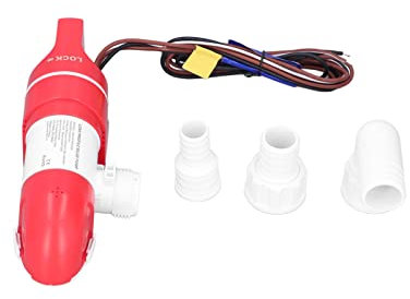 Pompa di Sentina a Basso Profilo 1100 GPH/4160 LPH Pompa di Sentina Elettrica Automatica con Rilevamento Dell'acqua in Acciaio Inossidabile con Rotazione a 360° DC12V Per Barche