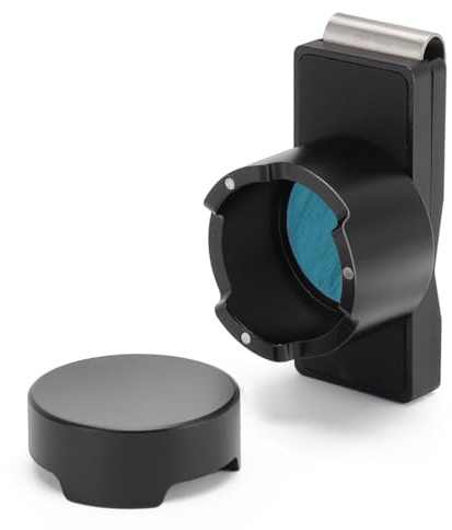 Keenso Magnetic Pool Chalk Holder, Aluminum Alloy, Clips to Pocket or Table, Portable for Billiards and Snooker Players