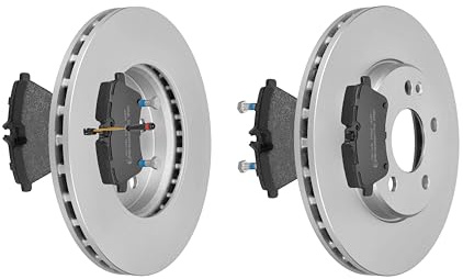 F.BECKER_LINE BREMSSCHEIBEN Ø288MM + BREMSBELÄGE VORNE FÜR MERCEDES-BENZ