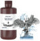 Water Washable ABS Like Resin, JAMG HE Water Washable Art Engineering Photopolymer Resin Toughness Non-Brittle & High Precision Low Odor for LCD DLP SLA 405nm Resin (500g, Grey)