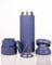 FORME Shaker 500ml - Stainless Steel Protein Shaker - Double Walled Vacuum Insulated - Cold and Hot Drinks - Protein Powder Container - Silent Shaker - Leak Proof - Fits Cup Holders - Slate Blue