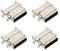 SING F LTD Ladeanschluss, Typ C, Dock-Anschluss, Ersatz-Ladeanschluss, Blockstecker, kompatibel mit Kindle Fire HD10 2019 9. Generation M2V3R5, 4 Stück