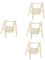 HEMOTON 4 Stück Puppenhaus Schaukel Heimdekoration Spielzeug Möbel Wohnaccessoires Wohnaccessoires Puppenschaukel Modell Spielzeug Puppenhaus Schaukel Stuhlmodell Mini