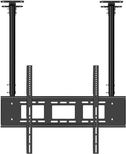 Adjustable TV Bracket TV Ceiling Mount Adjustable Double Bar Tilt TV Bracket Suitable for 40-85 Inch Large LED Screens Electric TV Lift,