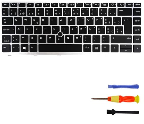 Teclado retroiluminado Compatible con HP EliteBook 840 G5 846 G5 745 840 G6 14u G5 (Suiza)