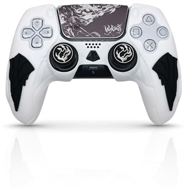 UtmostXP Housse Compatible avec Manette PS5 (Wukong Storm) | Silicone Doux et Confortable, Accessoires pour Manette Play 5, Accessoire Compatible avec Manette Originale Play 5