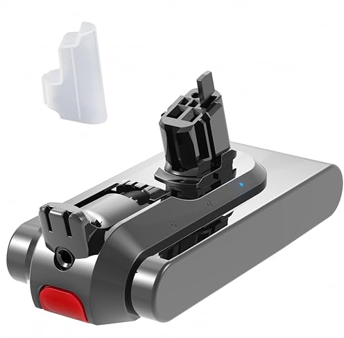 DTK Batteria per Dyson V11 Batteria V15 SV15 SV16 SV22 25,2V 3900mAh con Modalità di Installazione a Pulsante per Aspirapolvere Senza Fili Portatili (Non Adatta per SV14 con Fissaggio a Vite)
