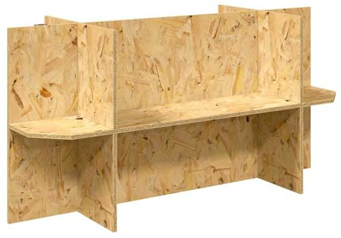 Gecheer Terrarienbasis mit Regal, robuste OSB Konstruktion mattiert, 100 x 40 x 50 cm, für Reptilien und Nagetiere