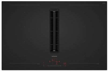 Induktionskochfeld mit integriertem Dunstabzug Siemens iQ700 4 Zonen 7400W Schwarz - EX81AHL26E