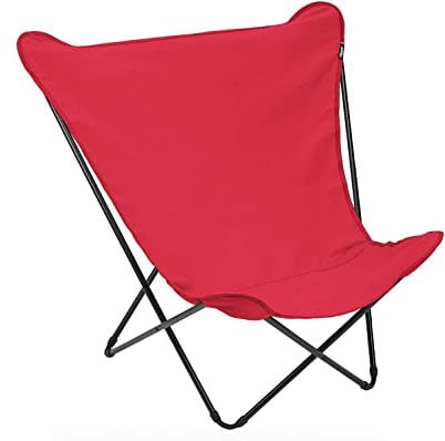 Lafuma Faltstuhl für unterwegs, Maxi Pop Up Airlon + Uni, Garance (Rot), LFM1024-6534