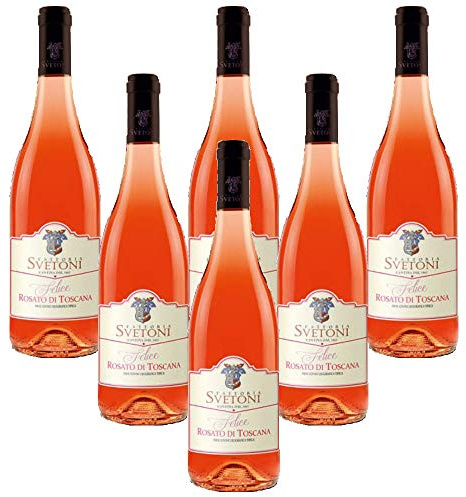 Italianischer Rosewein Vino Rosato di Toscana IGT Felice Fattoria Svetoni (6 flaschen 75 cl.)