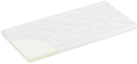ALVI Babymatratze | 100% Baumwollbezug | Kindermatratze 83 cm x 50 cm für Wiege, Stubenwagen, Beistellbett | Beistellbett-Matratze kompatibel mit Chicco Next2Me, Kinderkraft