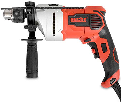 Forte perceuse à percussion Hecht (nouvelle version 2019 plus) parfaite avec poignées en caoutchouc pour une prise en main confortable