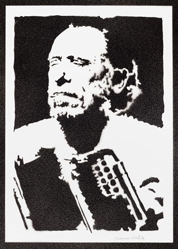 moreno-mata Echtes Handgemachtes Graffiti Charles Bukowski Aesthetic Poster & Kunstdrucke Bilder Plakat Handmade Deko Wandbilder Wohnzimmer Wanddeko Geschenke für Männer und Frauen