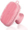 Brosse nettoyante pour le visage en silicone, brosse de lavage manuel imperméable pour le visage et le nettoyage (rose)