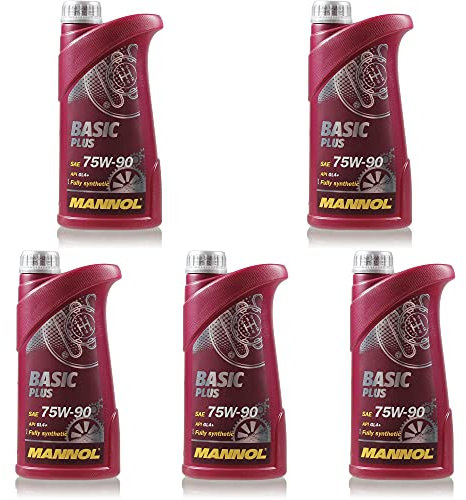 QR-Parts Set 85470971 MN8108-1 5L Original MANNOL Basic Plus 75W-90 API GL 4+ Öl Getriebeöl