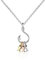 925 Sterling Silver Necklace For Women Cute Fish and Fish Hook Necklace Chain Jewelry The for women