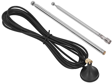 Fafeicy Antena Compatible con Receptor, Antena Receptora TCXo SDR de 0,1 MHz - 1,7 GHz, para Monitor de Drones, Radio General, Control de Tráfico Aéreo, Radio Troncalizada