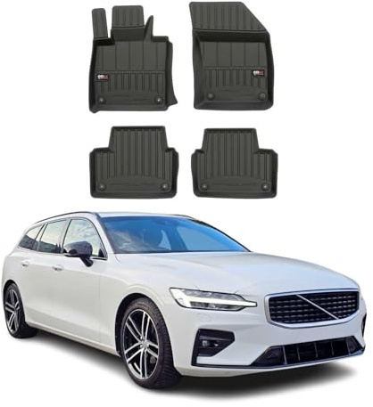 OMAC Gummi Fußmatten kompatibel mit Volvo V60 2018-2025 Premium TPE 3D Automatten 4tlg