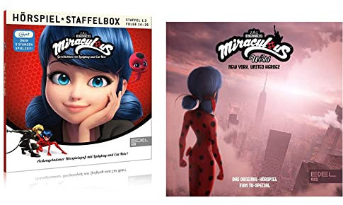 Miraculous - Geschichten von Ladybug & Cat Noir - mp3-Staffelbox 1.2 - Das Original-Hörspiel zur TV-Serie & Miraculous World - New York, United Heroez - Das Original-Hörspiel zum TV-Special