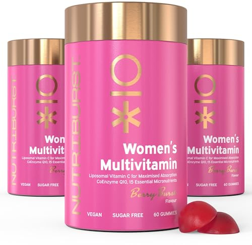 Nutriburst Women’s Multivitamin • 3 Months • Vegan & Sugar Free