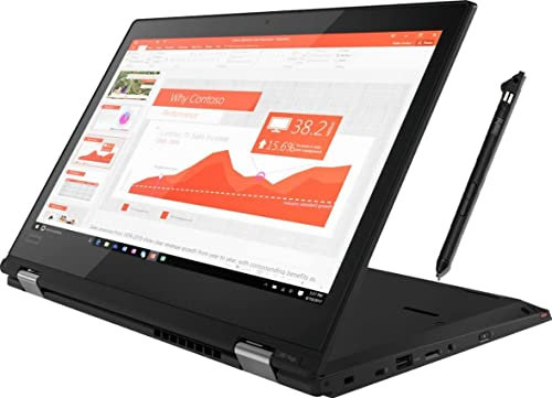 Lenovo ThinkPad L380 Yoga 2-in-1 Laptop, 13.3 FHD Touchscreen, Intel i5-8250U Up to 3.4GHz, 16GB RAM, 512GB SSD, US Keyboard, Stylus Pen, Windows 10 Pro (Renewed)