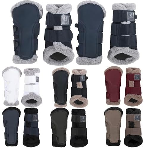 Cavallo JOCA - hochwertige Gamaschen aus Mesh und Kunstleder, Größe:L, Farbe:darkblue