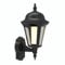 4lite Outdoor Wall Lantern (Black) 550lm Warm White IP65 Rated LED Integrated 8W Exterior Wall Lamp - 4L2/3414 - 4Yr Guarantee