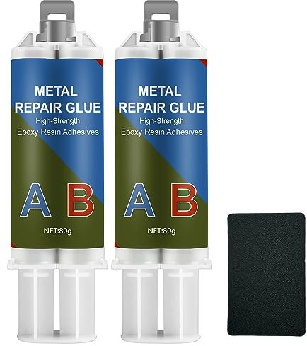 Pegamento Epoxi Adhesivo Resistente Al Calor y Altas Temperaturas para Metal, Acero Inoxidable - 160 g