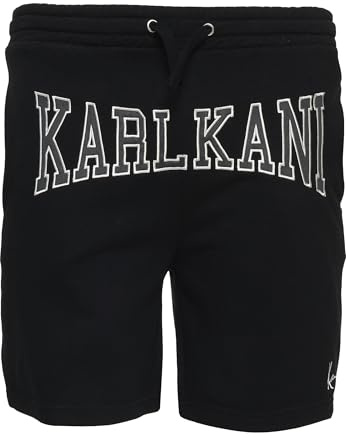 Karl Kani Herren KM232-006-2 KK College Signature Sweatshorts Black, M
