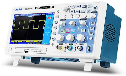 QDTimes Oscilloscope Hantek DSO5072P DSO5102P DSO5202P Portable Digital Storage Oscilloscope USB PC Osciloscopio 2 Channel 70MHz 100MHz 200MHz 1GSa/s 40K(DSO5072P)