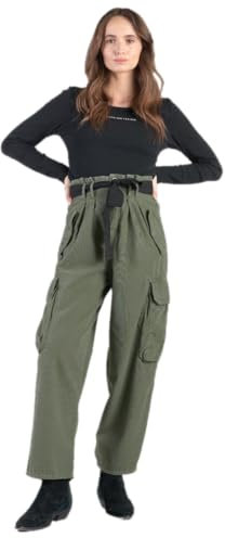 Le Temps des Cerises Baggy-Hose, Ambroise, Khaki, Grün, grün, 26W