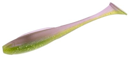 ZECK - Angelköder, Kunstköder, Gummifisch - BA Sexy Swimmer | 10cm - VIO Greenie DLX | 7 STK.